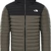 The North Face Herren verstaubare Stretch Daunenjackenew taupe green/tnf black Outdoorbekleidung