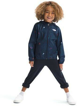 The North Face Kid's Never Stop Hooded Windwall Jacket (86YA)summit navy tnf shadow Outdoorbekleidung