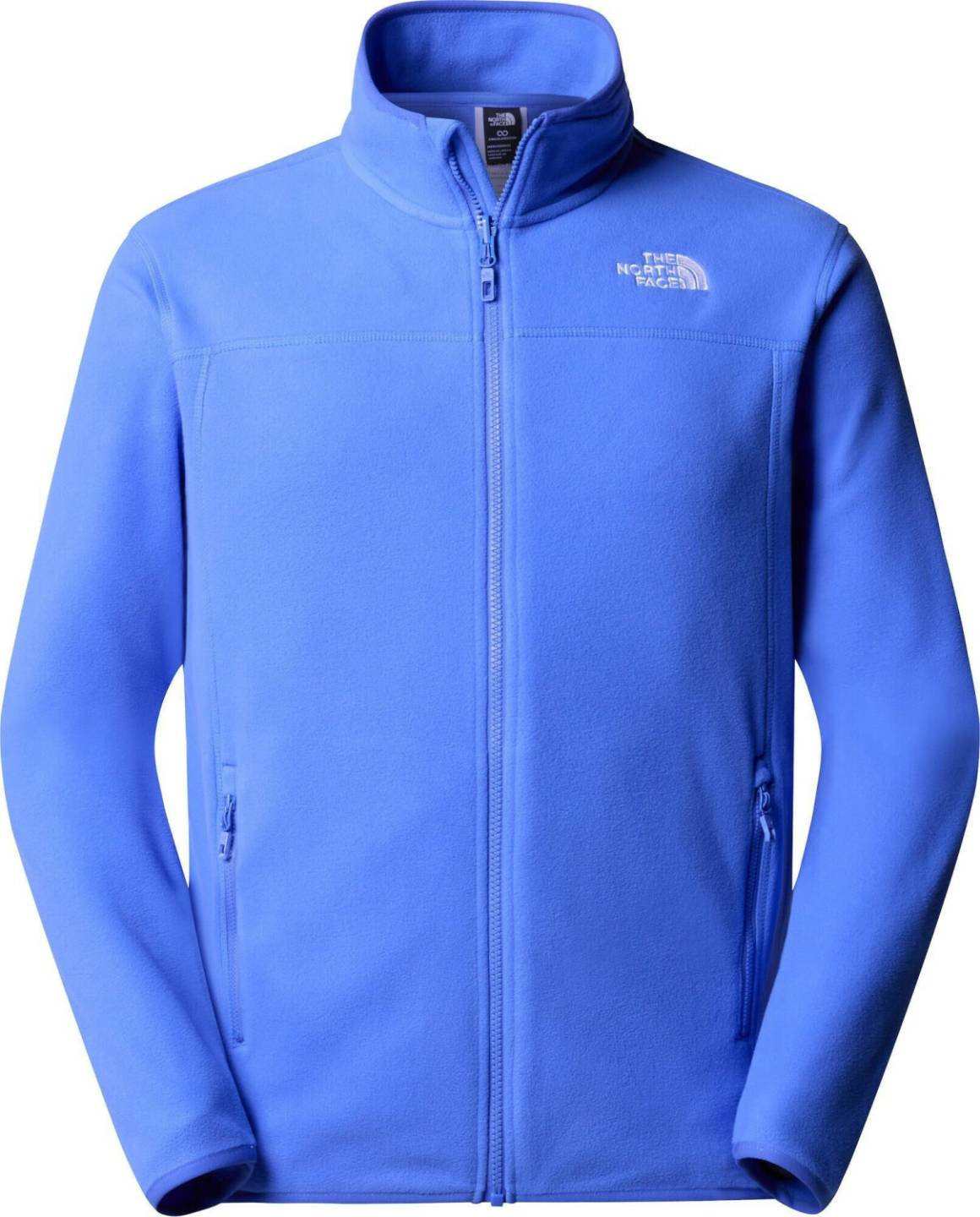 Outdoorbekleidung The North Face 100 Glacier Fleece Full Zipsolar blue