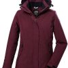 Outdoorbekleidung Killtec KOW 37 WMN JCKTdark plum