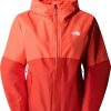 The North Face Womens Diablo Dynamic Zip-in Jacket (87GP) radiant orange/aubrnglz Outdoorbekleidung