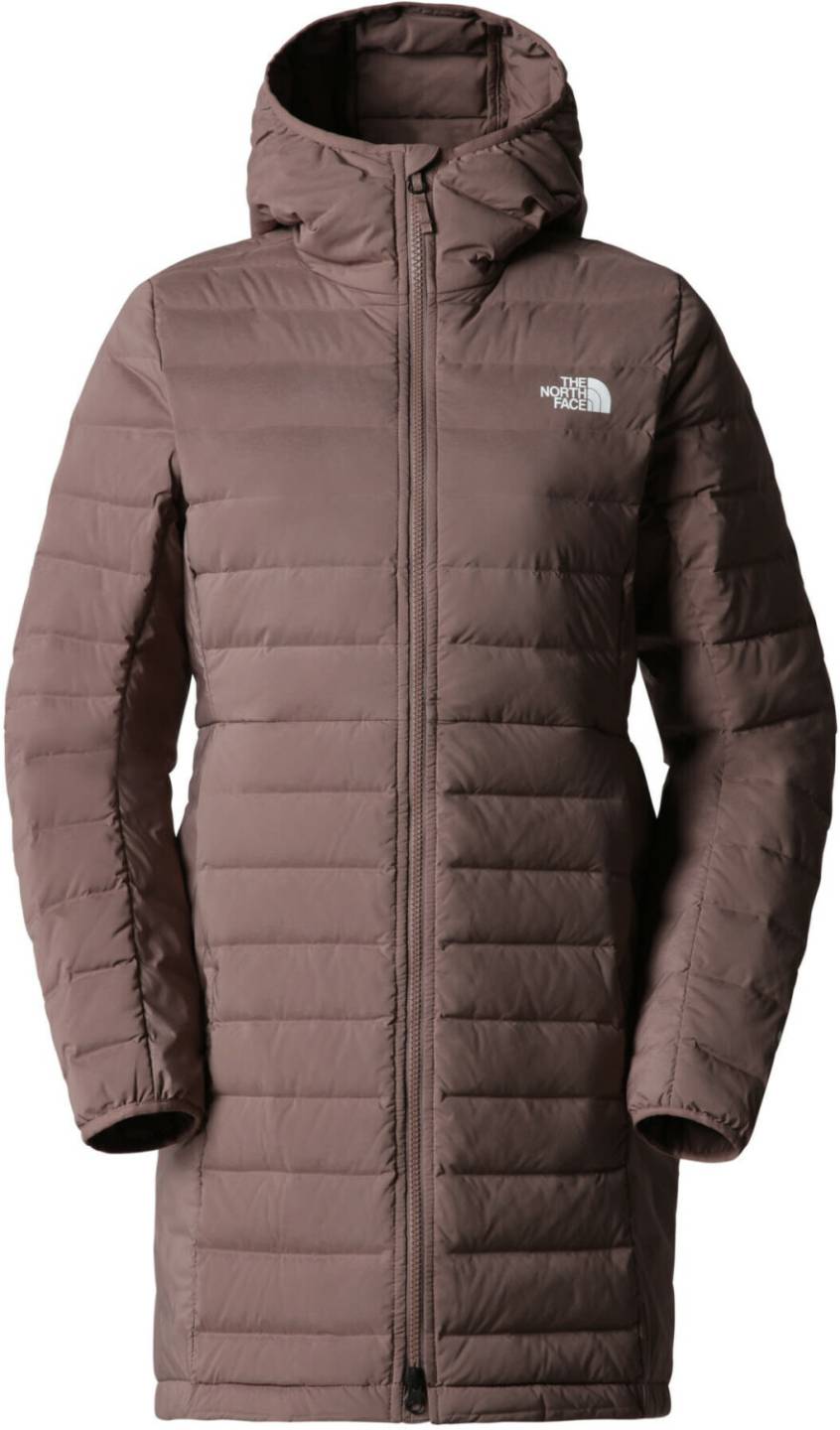 The North Face Belleview Stretch Daunen-Parka für Damendeep taupe Outdoorbekleidung