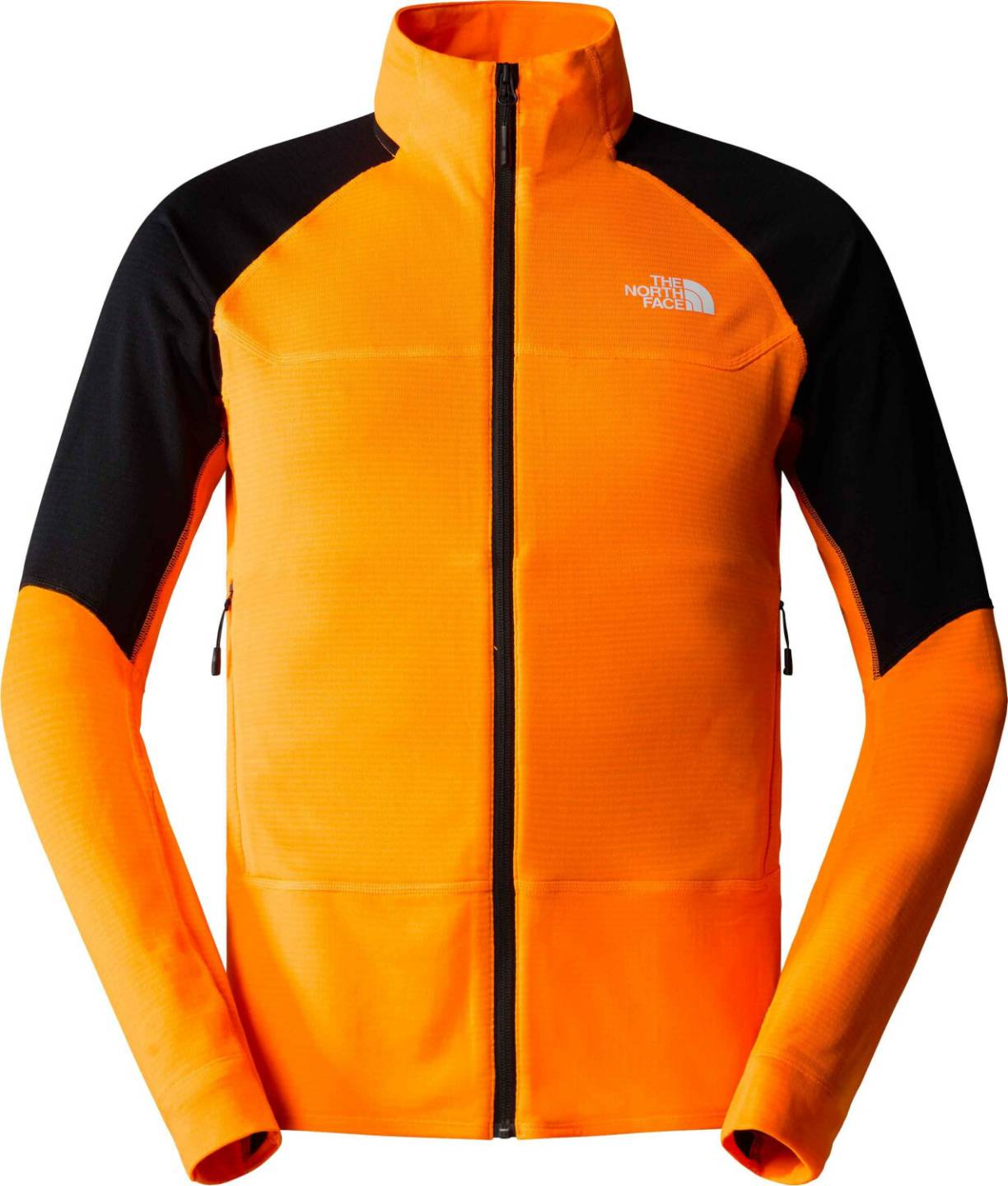 The North Face Bolt Polartec Power Grid Jacke für Herren (825f)shocking orange/tnf black Outdoorbekleidung