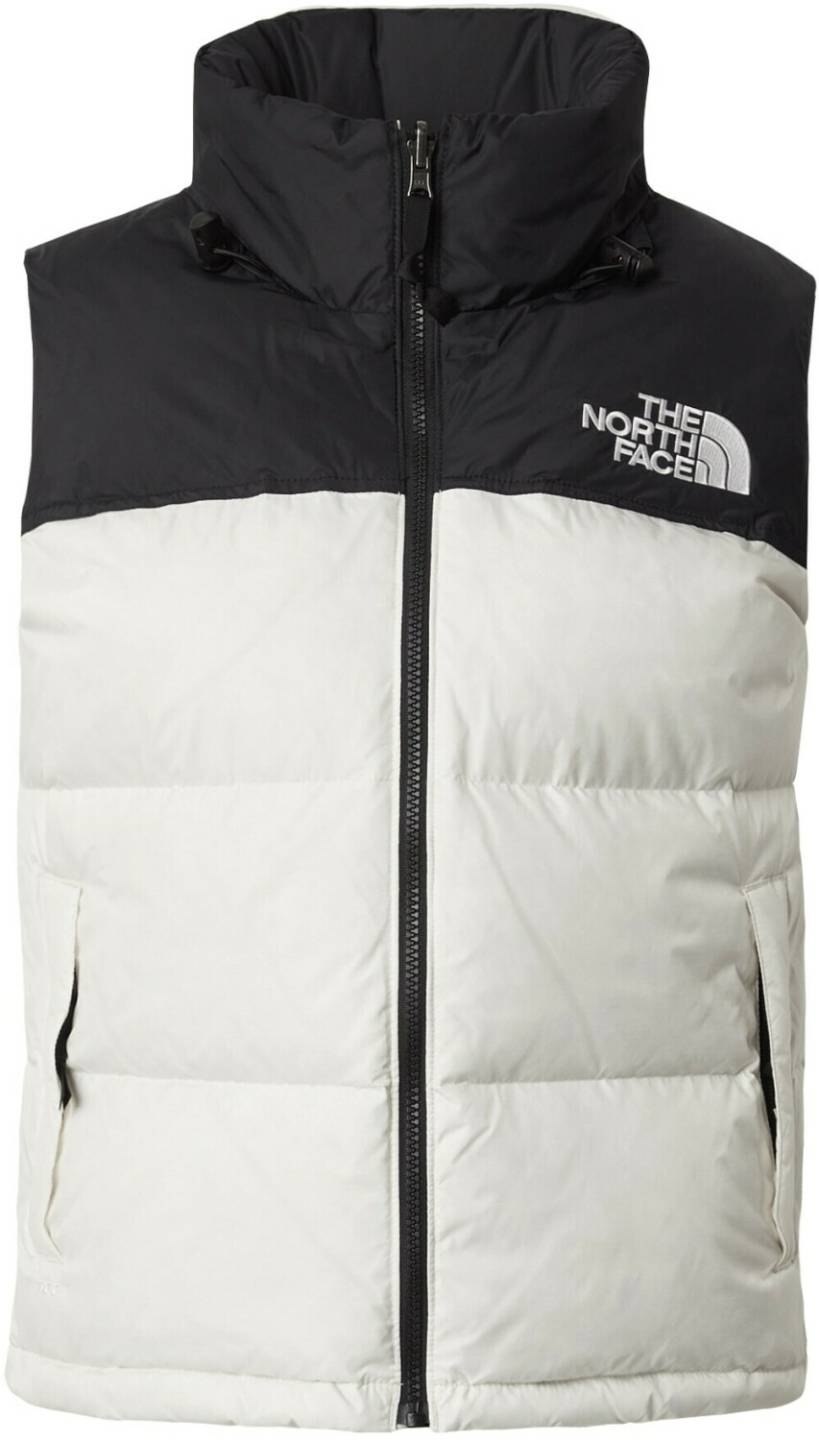 Outdoorbekleidung The North Face 1996 Retro Nuptse Gilet Womengardenia white/tnf black