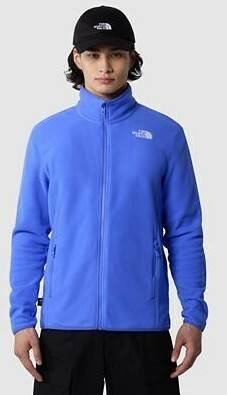 Outdoorbekleidung The North Face 100 Glacier Fleece Full Zipsolar blue