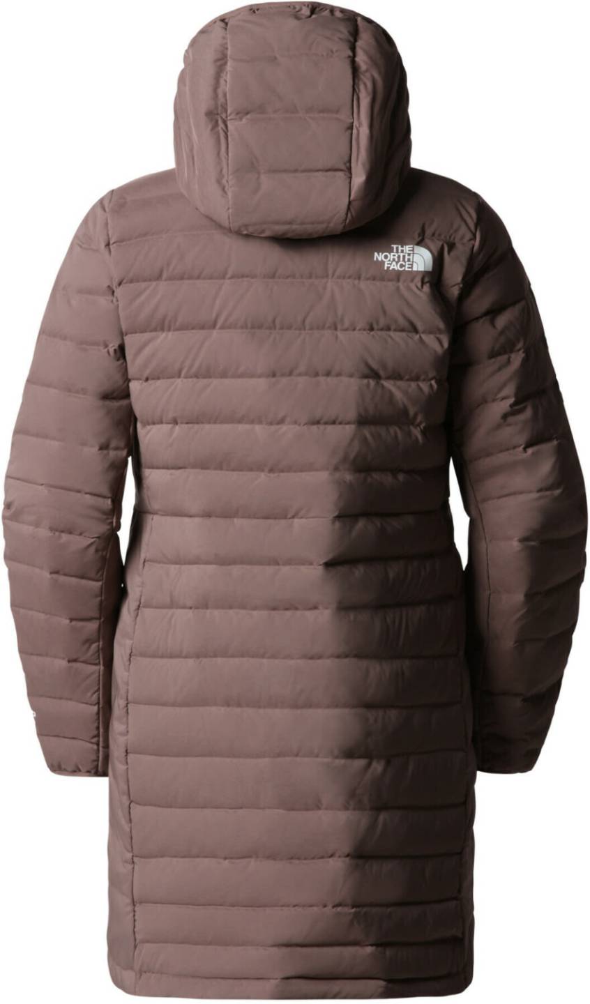 The North Face Belleview Stretch Daunen-Parka für Damendeep taupe Outdoorbekleidung