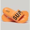 Superdry Code Core Vegan Pool Slides orange Badeschuhe