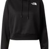 The North Face Women's Reaxion Fleece Pullover Hoodie (7ZAC) tnf Black-Asphalt Grey Damen-Pullover