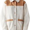 Outdoorbekleidung The North Face Women's Cragmont Fleece Shacket (84IT) gardenia white/almond butter