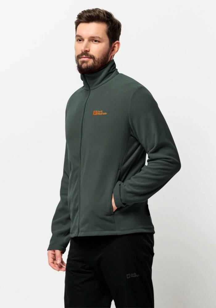 Outdoorbekleidung Jack Wolfskin Taunus FZ Menblack olive