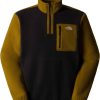 The North Face Yumiori Fleecejacke mit 1/4-langem RV Herrentnf black-moss green/tnf black Outdoorbekleidung