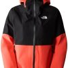 The North Face Jazzi GORE-TEX Jacket Womenradiant orange/TNF black Outdoorbekleidung