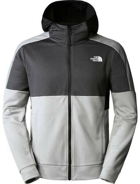The North Face Mountain Athletics Full Zip Fleece (NF0A823P)meld grey/asphalt grey/tnf black Outdoorbekleidung