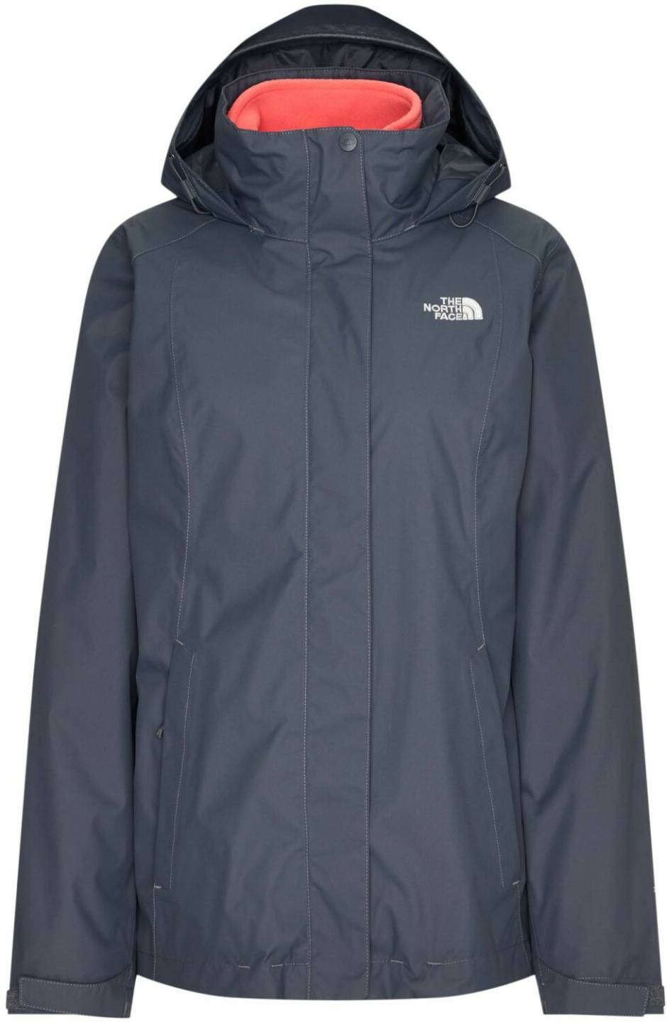 The North Face Damen Evolve II Triclimatevanadis grey/radiant orange Outdoorbekleidung
