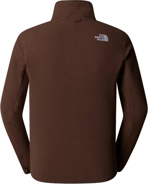Outdoorbekleidung The North Face 100 Glacier Fleece Full Zipsmokey brown