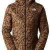The North Face Damen Circaloft Kapuzenjacke (88EZ)almond butter graphic dye print Outdoorbekleidung