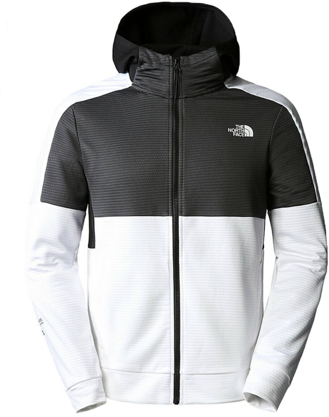 Outdoorbekleidung The North Face Mountain Athletics Full Zip Fleece (NF0A823P)tnf white/asphalt gery/tnf black