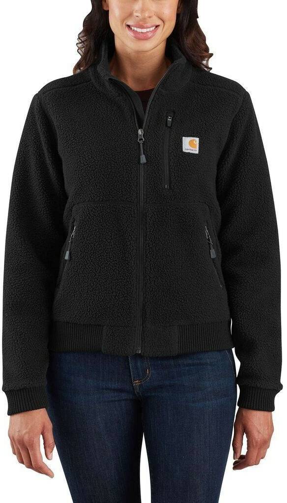 Outdoorbekleidung Carhartt Woman High Pile Fleece Jacket (103913)black