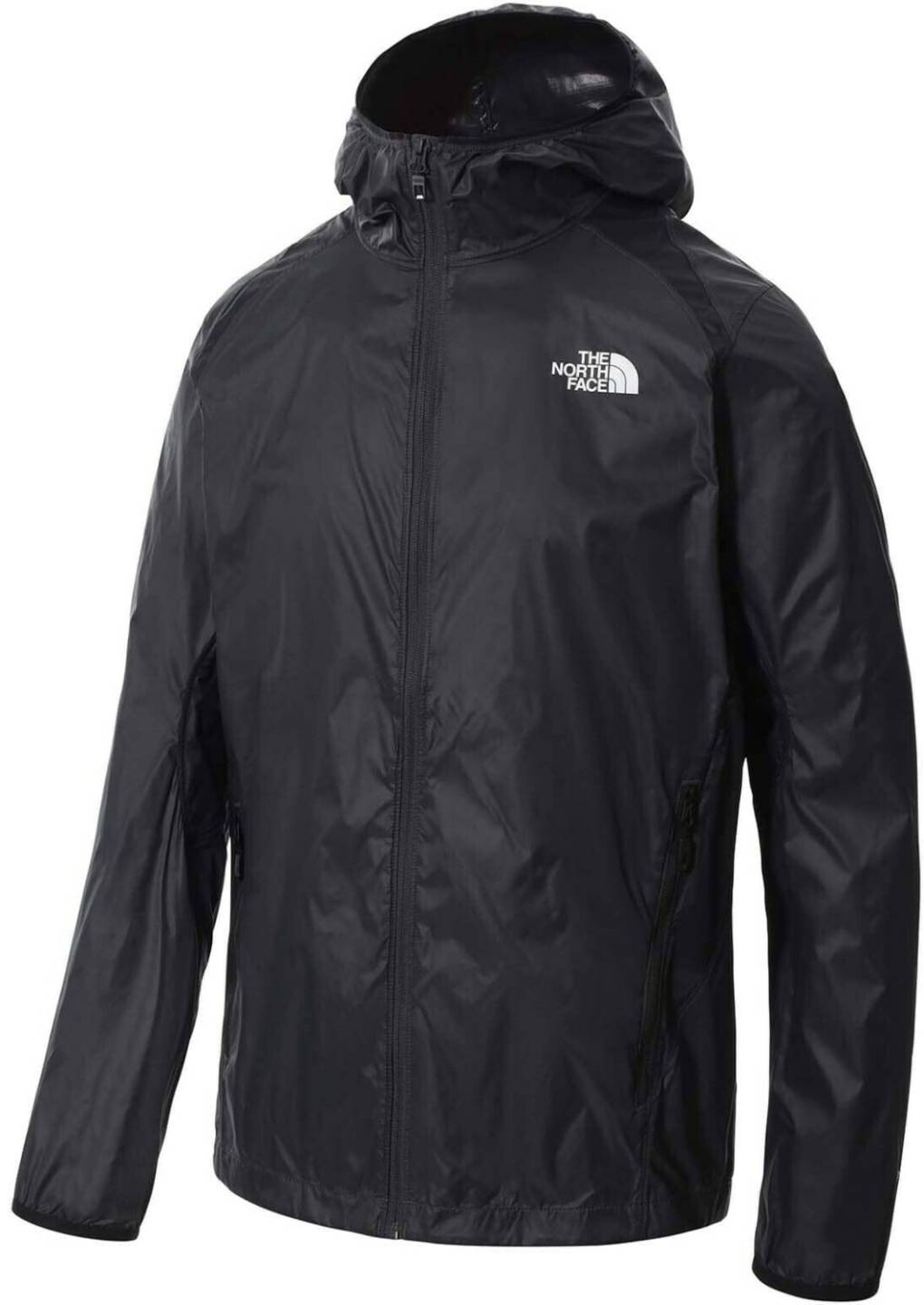 The North Face Men's Athletic Outdoor Full-Zip Wind Jacket (7SSA)asphalt grey-tnf black Outdoorbekleidung