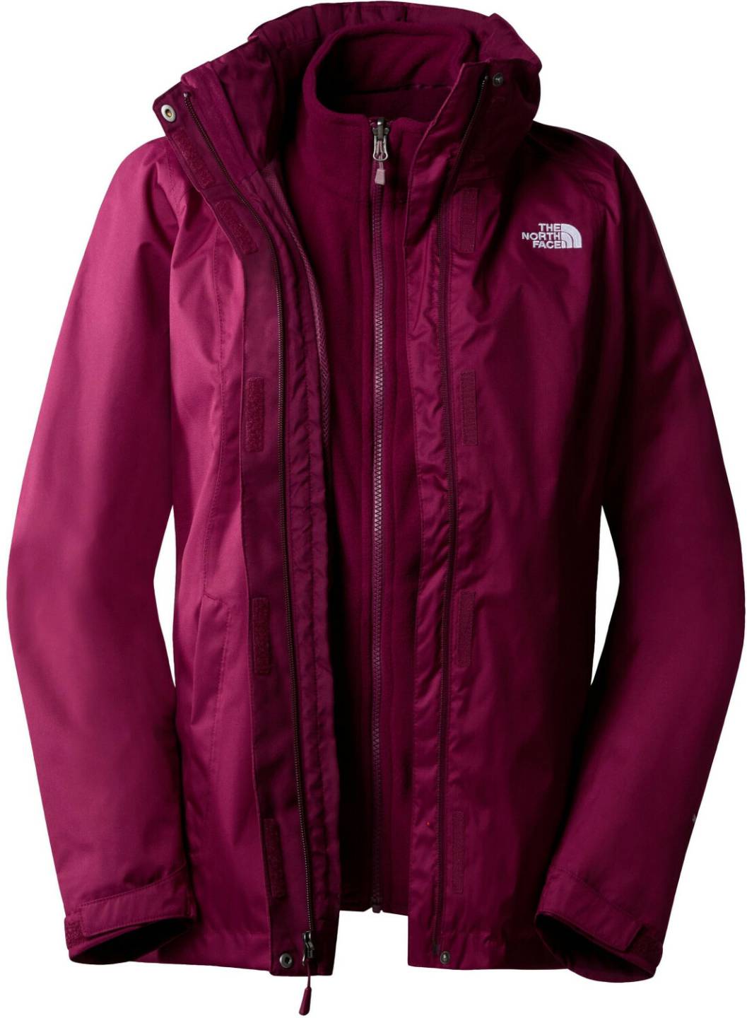 The North Face Damen Evolve II Triclimateboysenberry/fawn grey Outdoorbekleidung