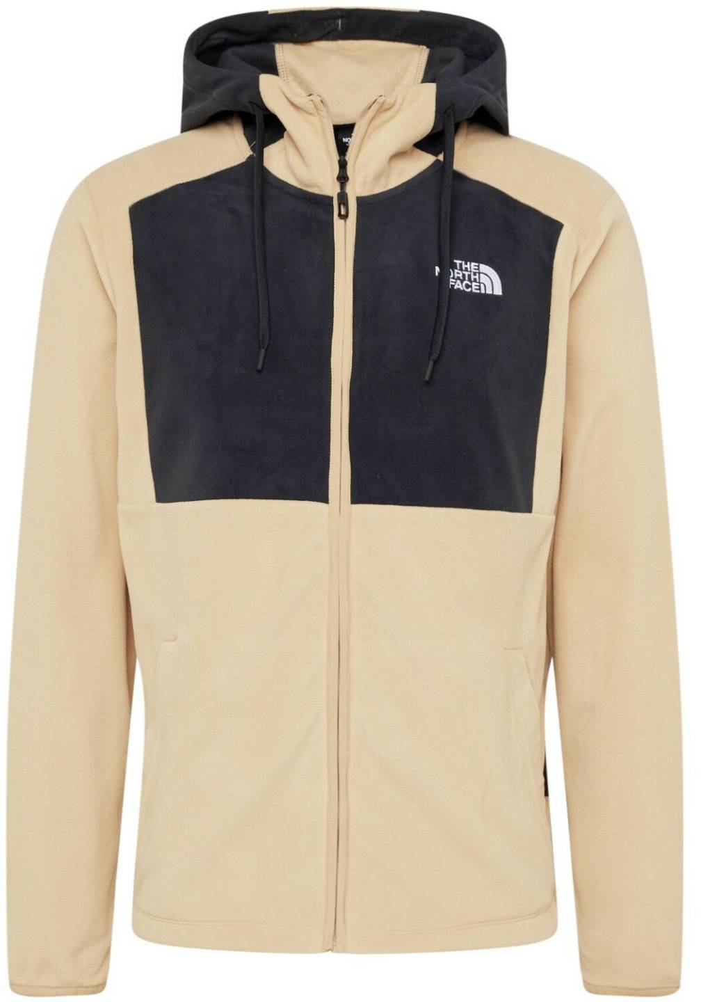 Outdoorbekleidung The North Face Mens Homesafe Full Zip Fleece Hoodiekhaki stone/tnf black
