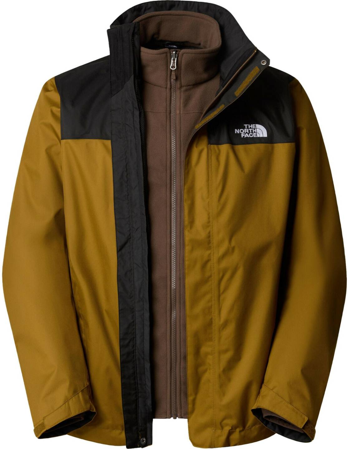 Outdoorbekleidung The North Face Herren Evolve II Triclimatemoss green/tnf black