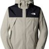 The North Face Men's Antora Jacketclay grey/tnf black Outdoorbekleidung