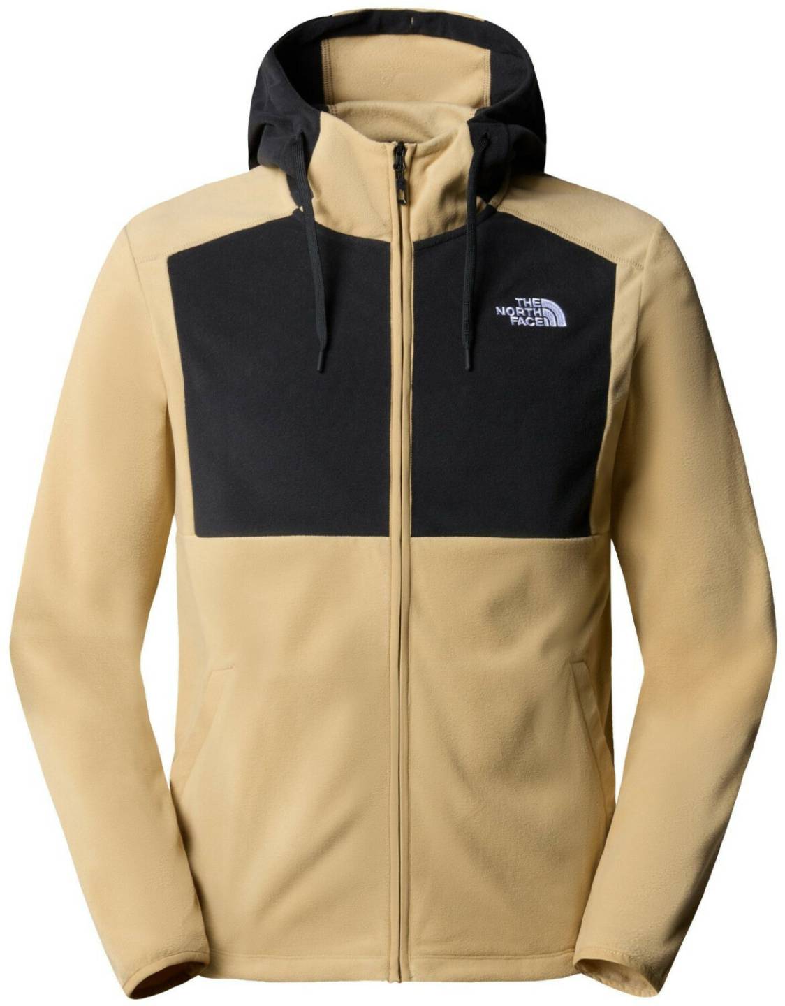 Outdoorbekleidung The North Face Mens Homesafe Full Zip Fleece Hoodiekhaki stone/tnf black