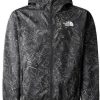 The North Face Boy's Never Stop Hooded Windwall Jacket (86TQ)asphalt grey bouldering Outdoorbekleidung