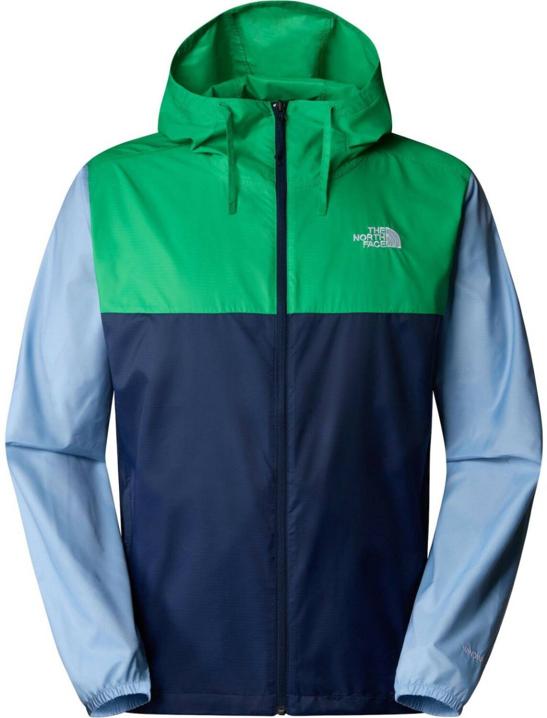 Outdoorbekleidung The North Face Cyclone Jacket 3 (82R9)summit navy/optic emerald/steel blue