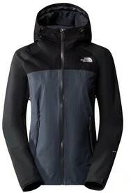 Outdoorbekleidung The North Face Stratos Jacket Women (CMJ0)vanadis grey/tnf black/asphalt grey