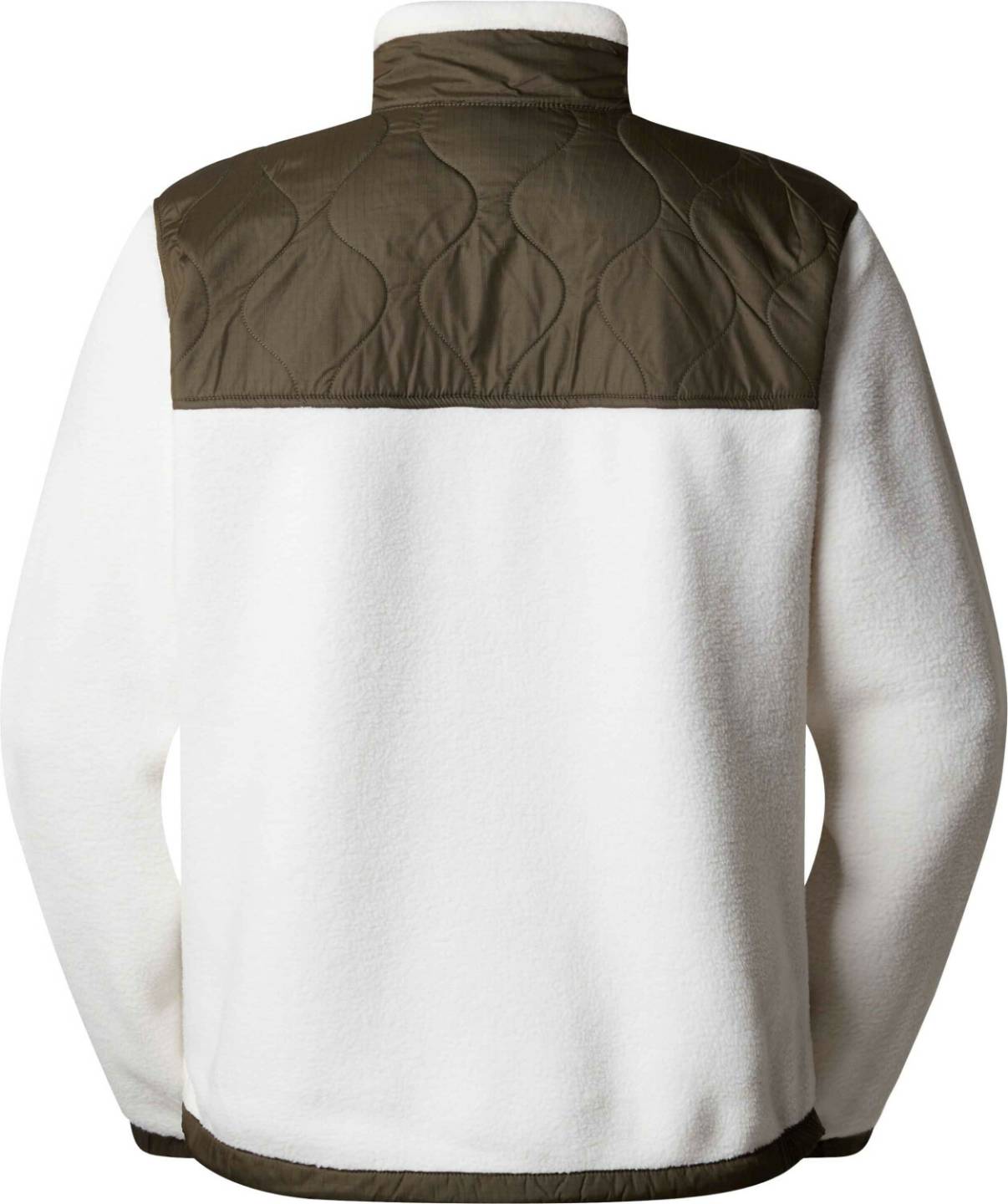 Outdoorbekleidung The North Face Royal Arch Fleece Jacke mit Schnappverschluss Herrengardenia white