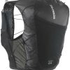 Salomon Active Skin 12 with Flasks WomenXL black/metal Laufen