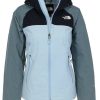 Outdoorbekleidung The North Face Stratos Jacket Women (CMJ0)beta blue/aviator navy/goblin blue