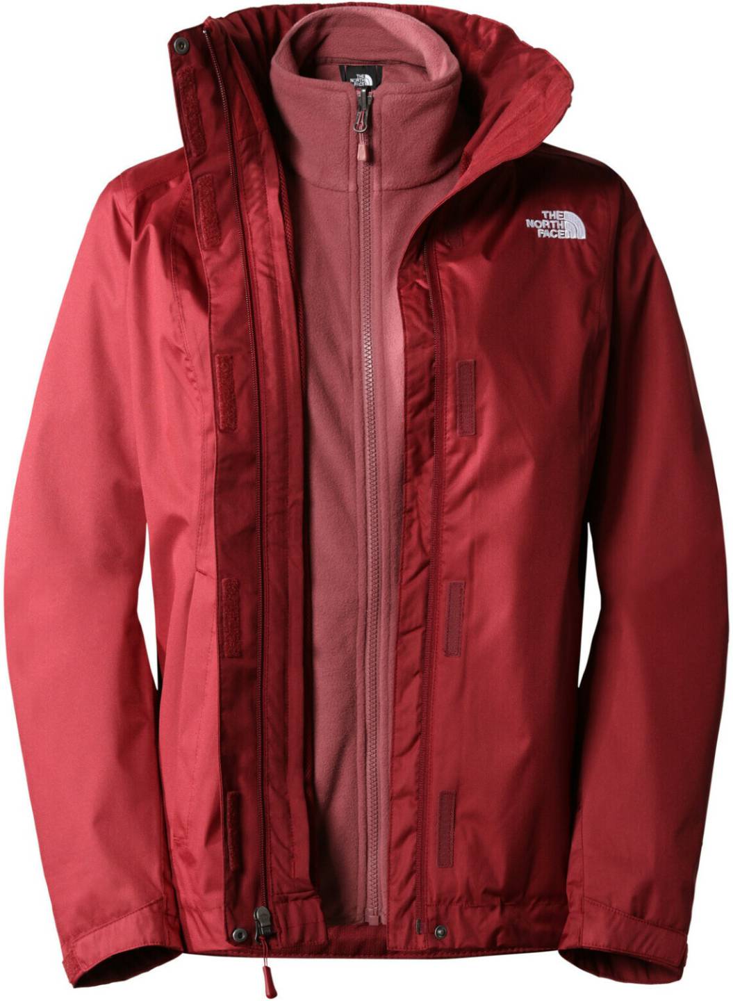 The North Face Evolve II Triclimate Jacket Women (CG56)cordovan/wild ginger Outdoorbekleidung