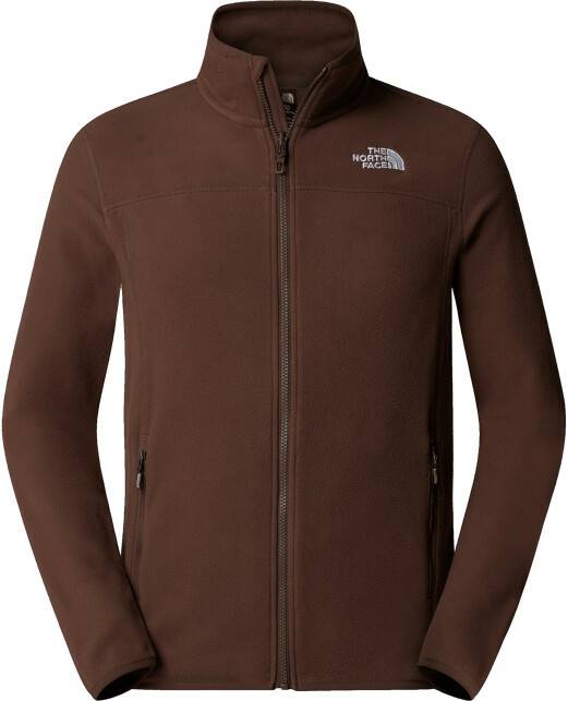 Outdoorbekleidung The North Face 100 Glacier Fleece Full Zipsmokey brown