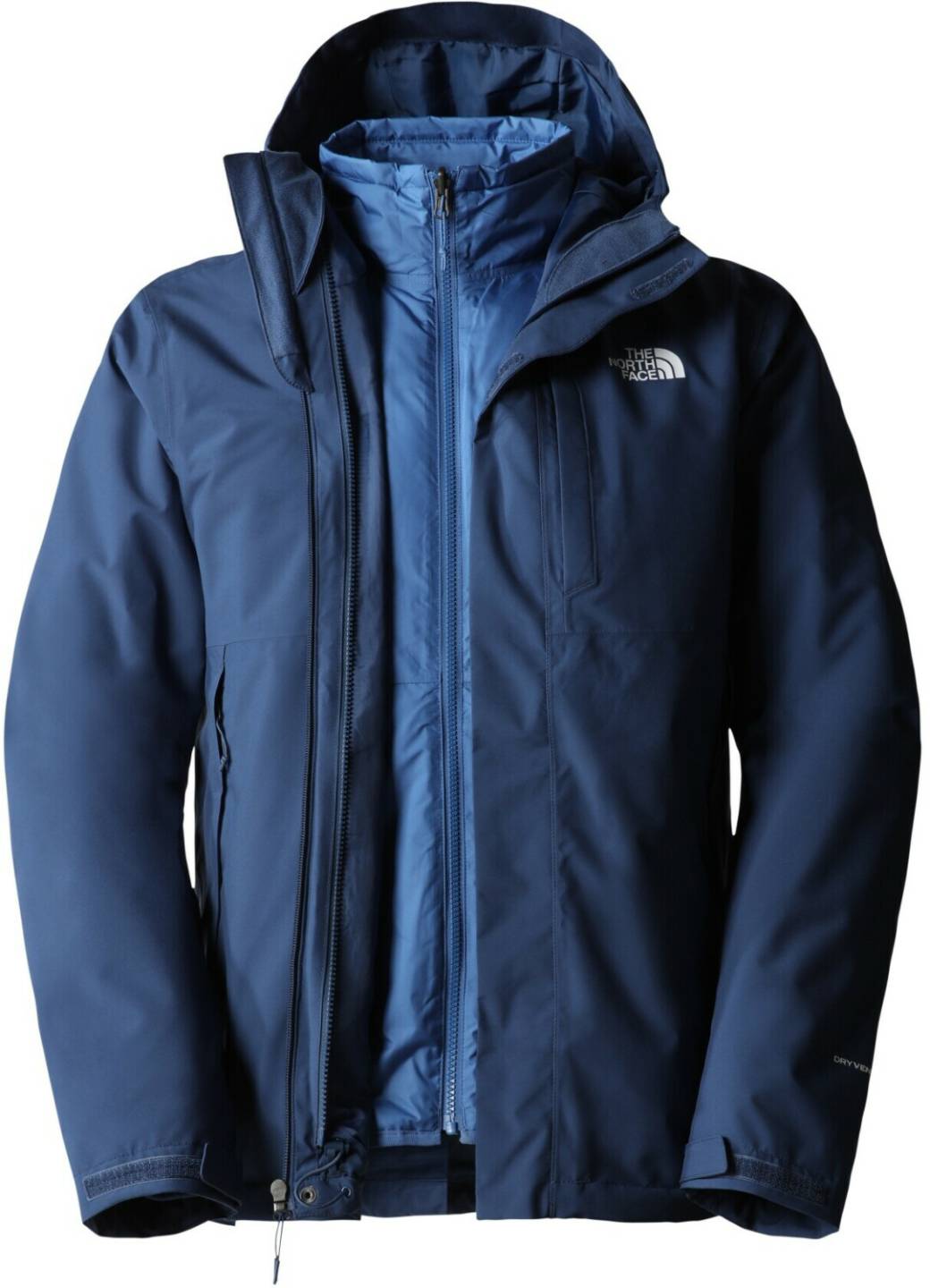 Outdoorbekleidung The North Face Carto Triclimate Jacketshady blue/federal blue