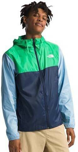 Outdoorbekleidung The North Face Cyclone Jacket 3 (82R9)summit navy/optic emerald/steel blue