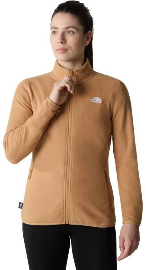 Outdoorbekleidung The North Face 100 Glacier Full Zip Fleece Womenalmond butter