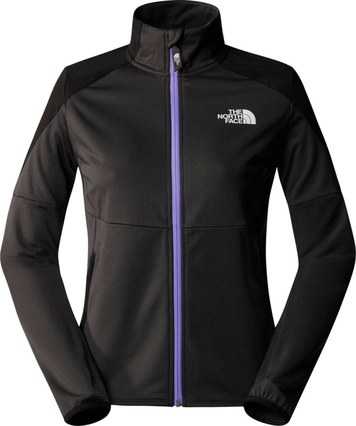 Outdoorbekleidung The North Face Womens Middle Rock Full Zip Fleece (8521)asphalt grey/tnf black