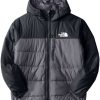 Outdoorbekleidung The North Face Perrito Wendejacke für Jungen (7X4R)tnf black/vanadis grey
