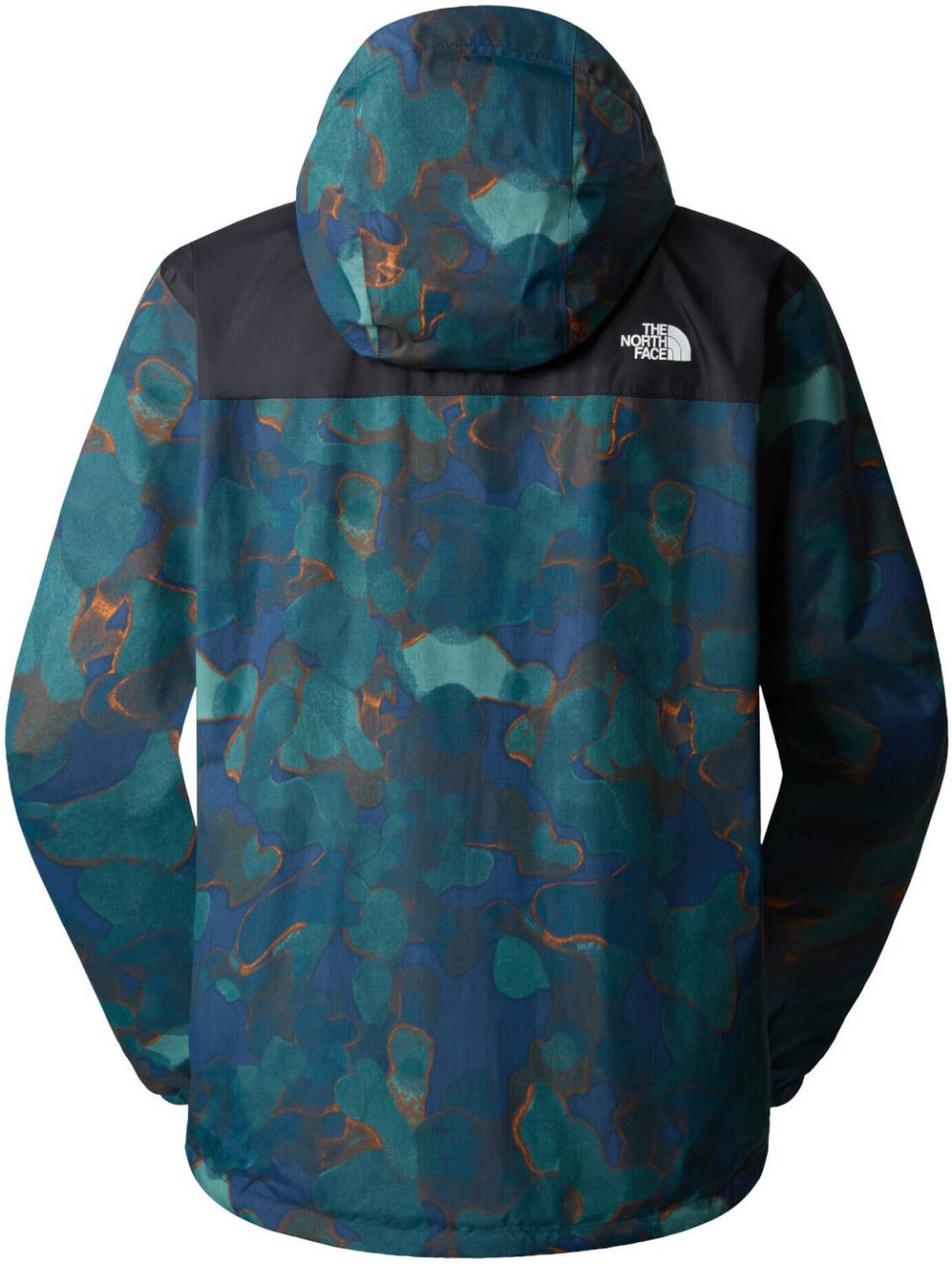 Outdoorbekleidung The North Face Men's Antora Jacketsummit navy camo texture print-tnf black