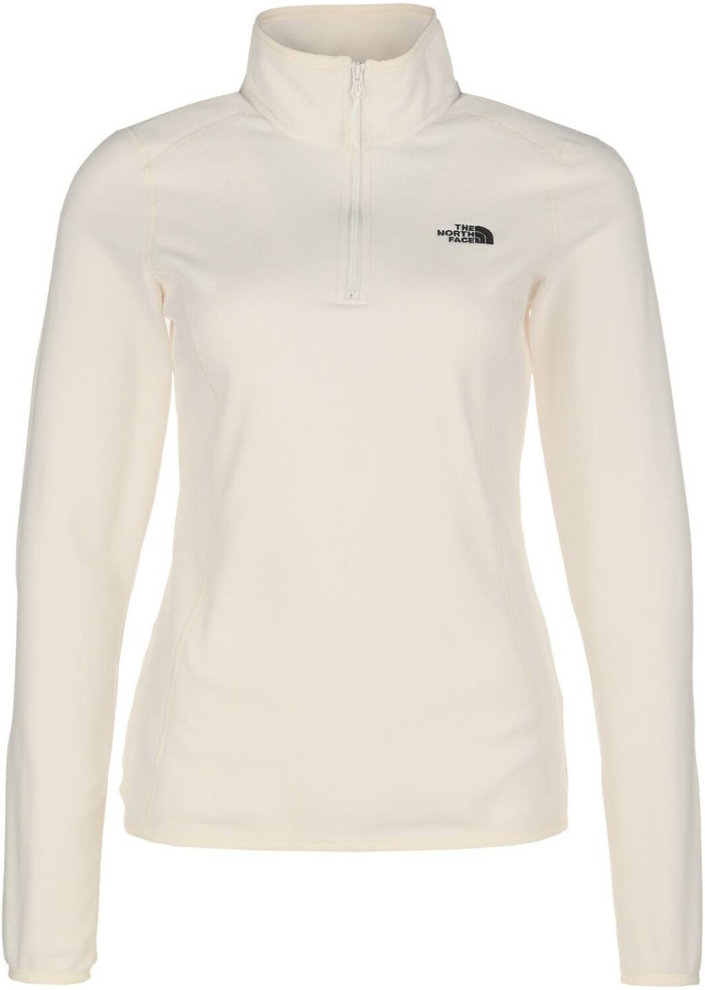 The North Face Women's 100 Glacier Quarter-Zip Fleece (5IHN)gardenia white Damen-Pullover