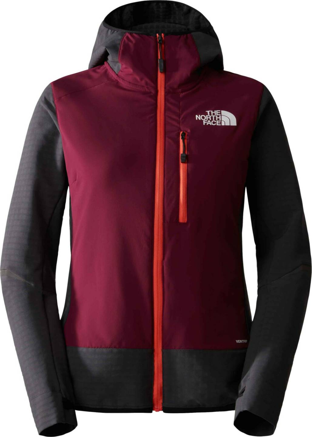 The North Face Womens Dawn Turn Hybrid Ventrix Midlayerasphalt grey boysenbrry Wintersportbekleidung