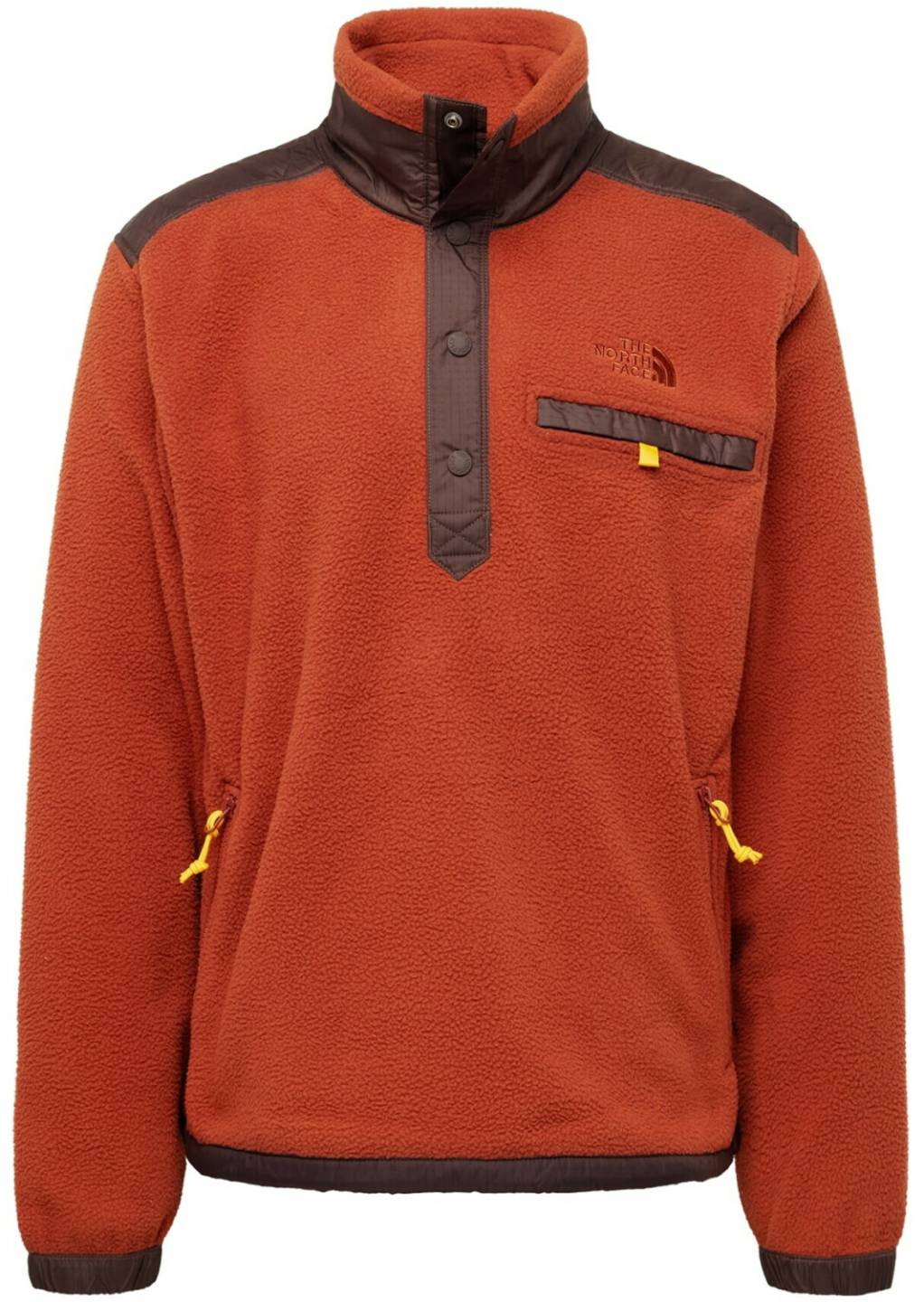 Outdoorbekleidung The North Face Royal Arch Fleece Jacke mit Schnappverschluss Herreny brown