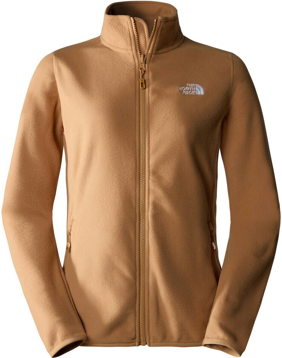 Outdoorbekleidung The North Face 100 Glacier Full Zip Fleece Womenalmond butter