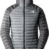 Outdoorbekleidung The North Face Men's Bettaforca Down Hooded Jacketmonument grey/smoked pe
