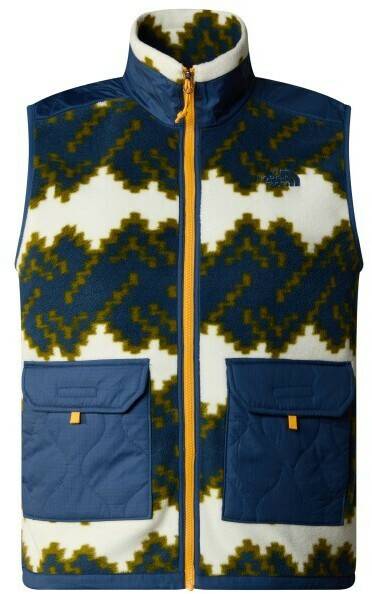 The North Face Men's Royal Arch Vest (NF0A7UJC)shady blue/mountan geo print Outdoorbekleidung