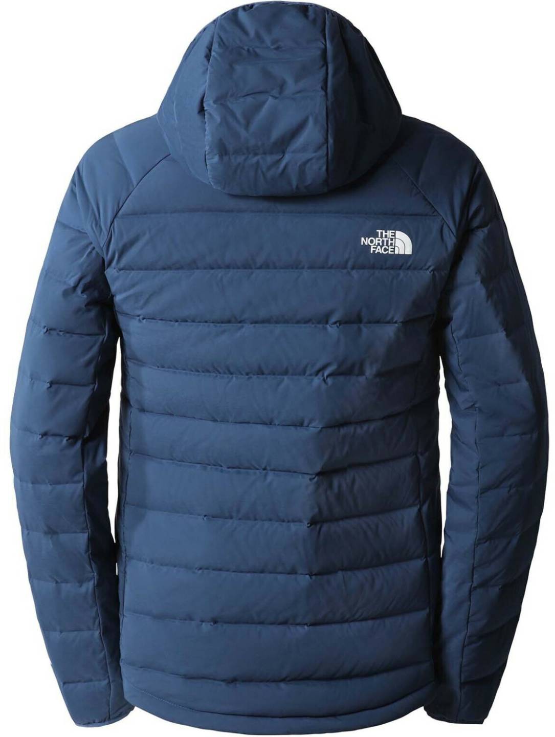 The North Face Men's Belleview Stretch Down Hoodieshady blue Outdoorbekleidung