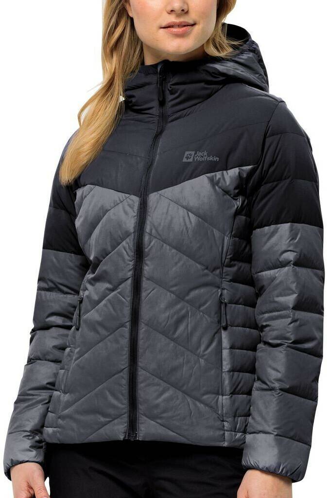 Outdoorbekleidung Jack Wolfskin Tundra Down Hoody WWomen (1206642) dolphin